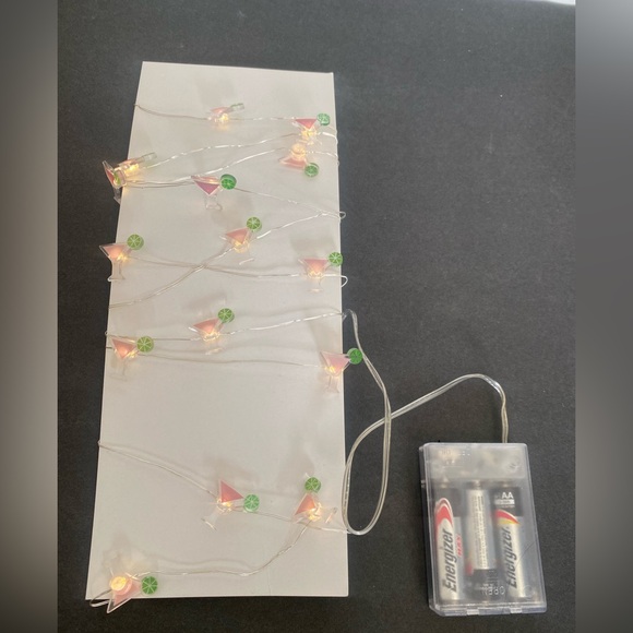 Margarita lime drink mini plastic party string battery operated indoor lights - Picture 4 of 9